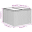sofasæt til haven 12 dele med hynder polyrattan brun