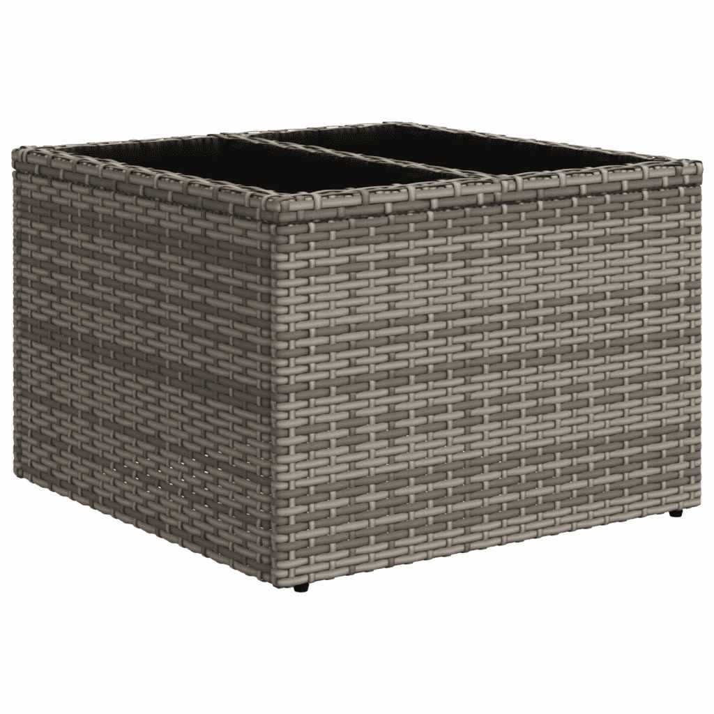 sofasæt til haven 8 dele med hynder polyrattan grå