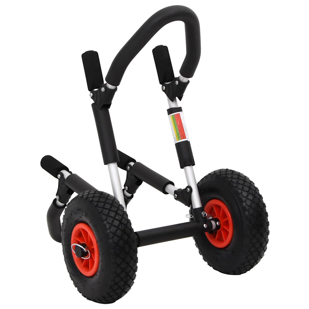 SUP trolley til surfbræt 45 kg foldbar aluminium
