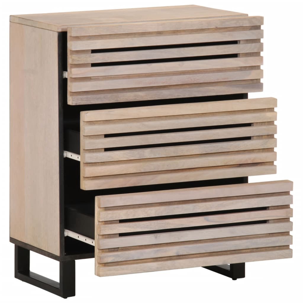 skænke 2 stk. 60x34x75 cm massivt mangotræ