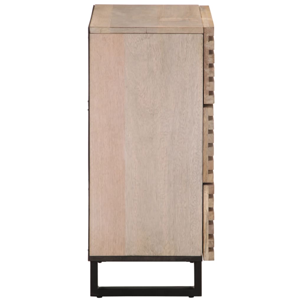 skænke 2 stk. 60x34x75 cm massivt mangotræ