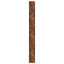 skoskab med spejl og 5 hylder 63x17x169,5 cm røget egetræsfarve