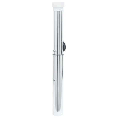 nedgravet parasolholder til 40-50 mm stang aluminium sølvfarvet