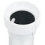 nedgravet parasolholder til 40-50 mm stang aluminium sølvfarvet