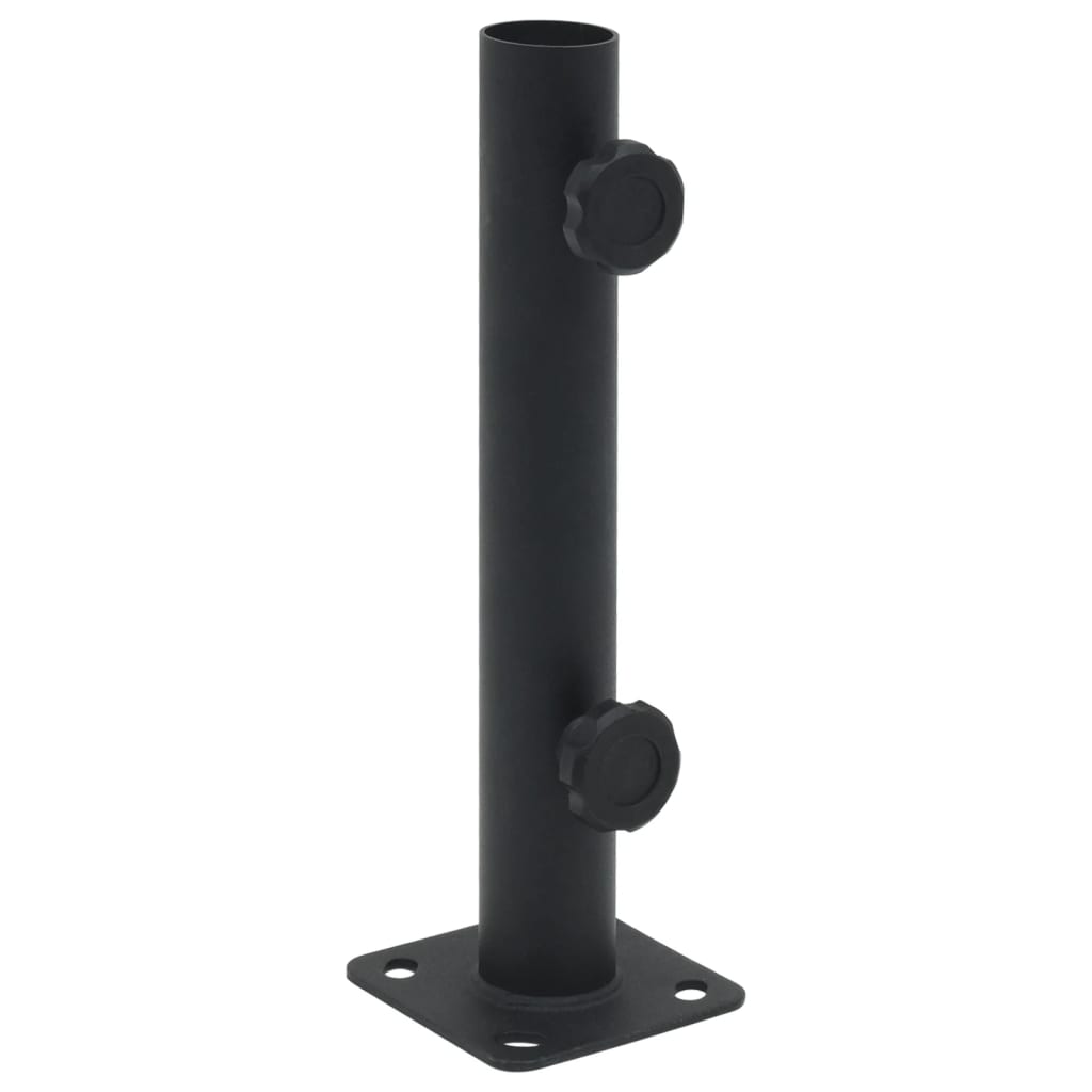 parasolholder til Ø32/34/38 mm stang stål matsort
