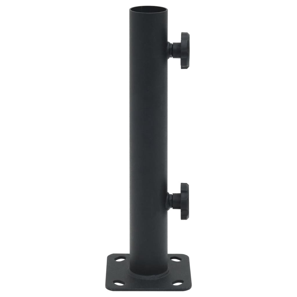 parasolholder til Ø32/34/38 mm stang stål matsort