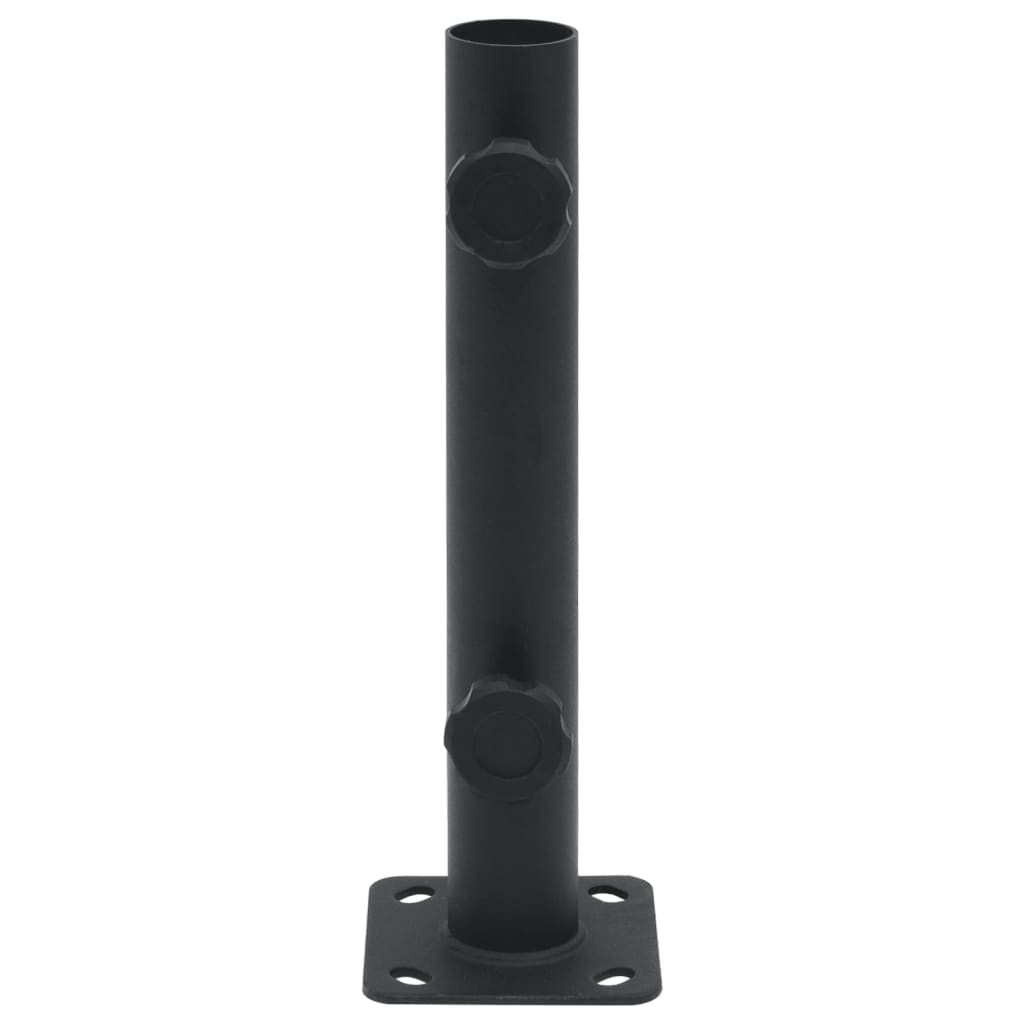 parasolholder til Ø32/34/38 mm stang stål matsort