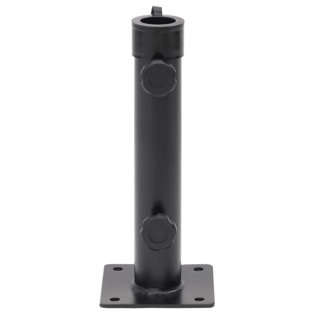 parasolholder til Ø38/48 mm stang stål matsort