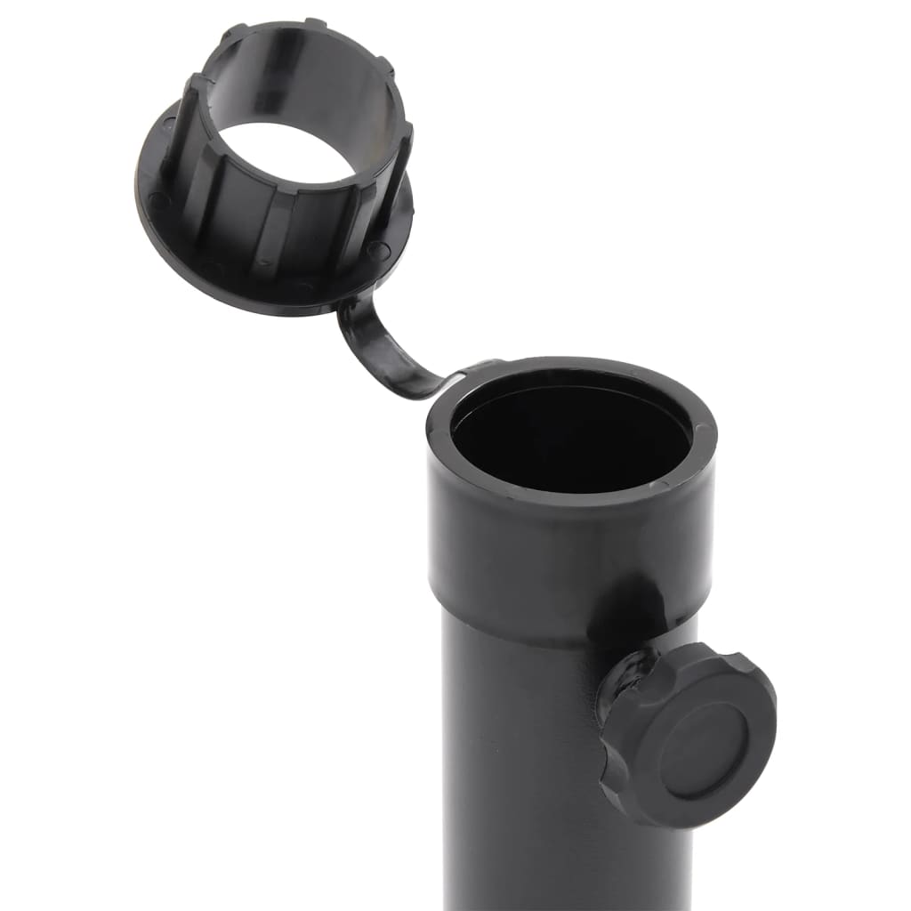 parasolholder til Ø38/48 mm stang stål matsort