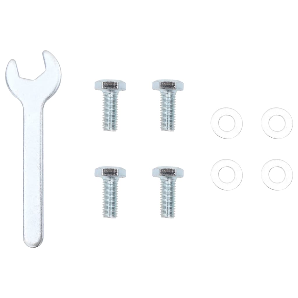 parasolholder til Ø38/48 mm stang stål sølvfarvet