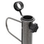 parasolholdere 2 stk. med jordspyd 19x42 cm galvaniseret stål