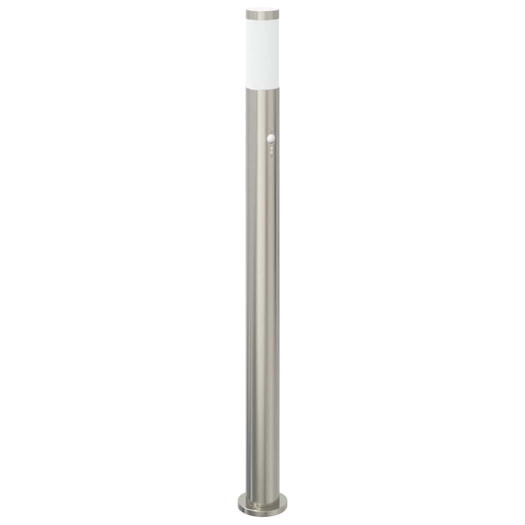 pullertlampe med sensor 110 cm rustfrit stål IP44