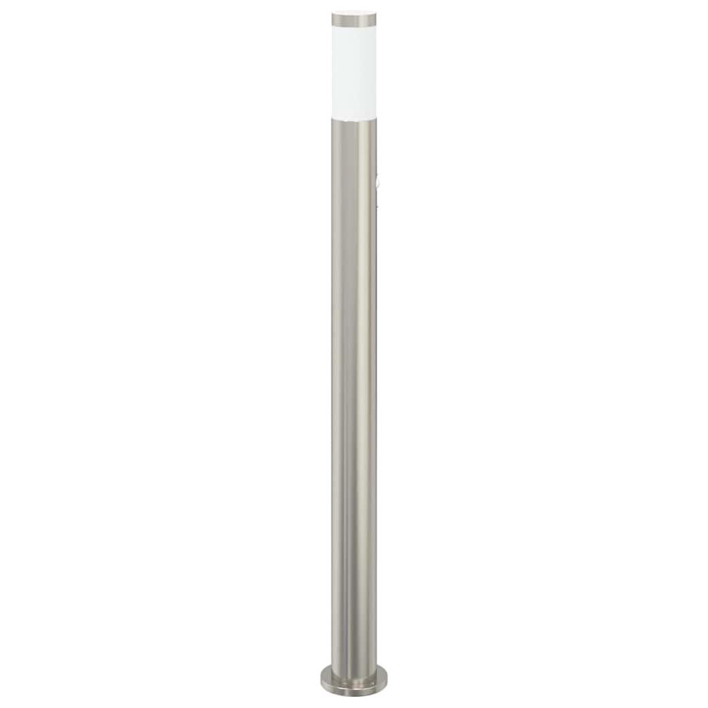pullertlampe med sensor 110 cm rustfrit stål IP44