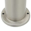 pullertlampe med stikkontakt 110 cm rustfrit stål IP44