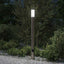 pullertlampe med stikkontakt 110 cm rustfrit stål IP44
