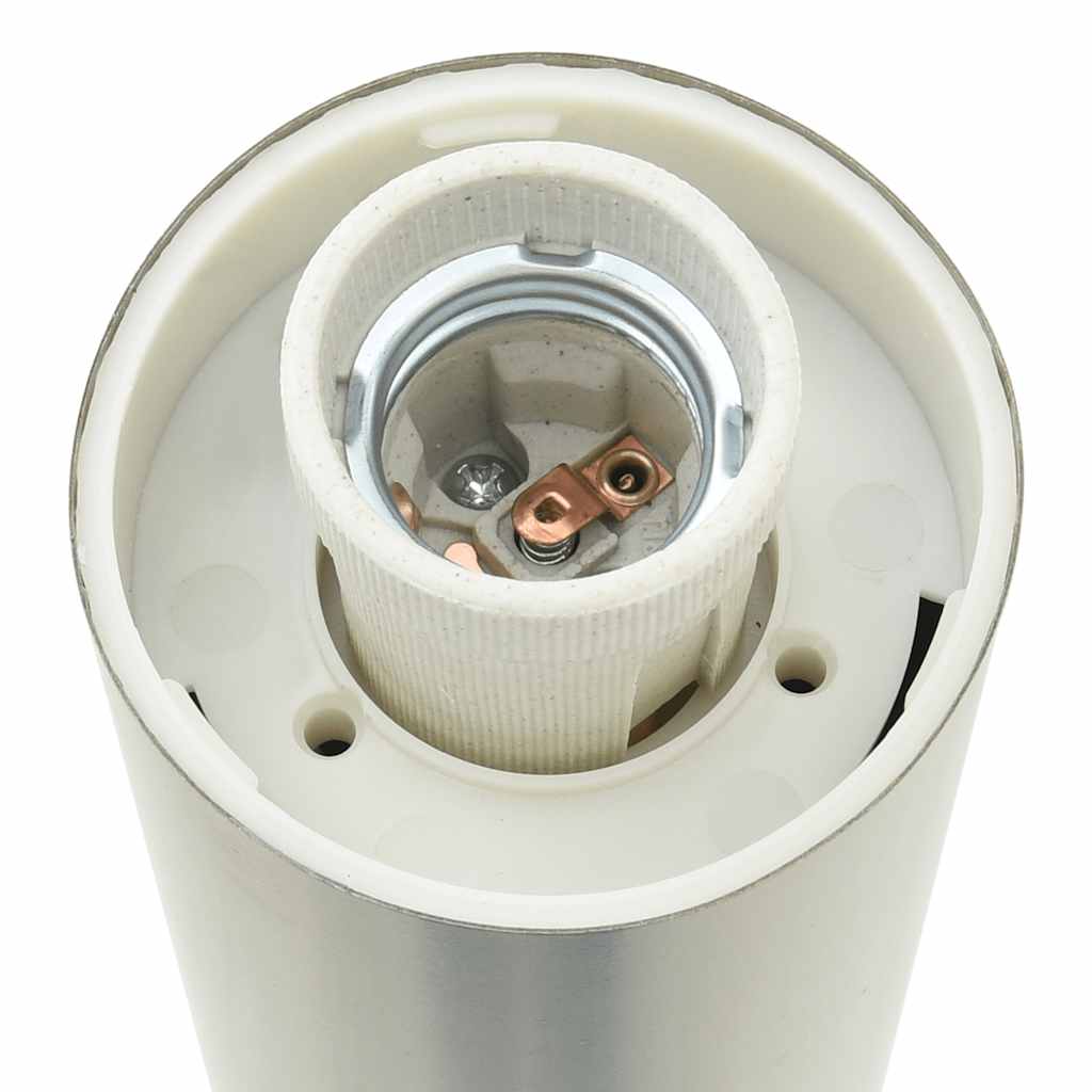 pullertlampe med sensor og stikkontakt 110 cm rustfrit stål IP44