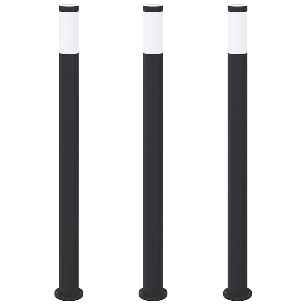 pullertlamper 3 stk. 110 cm rustfrit stål IP44