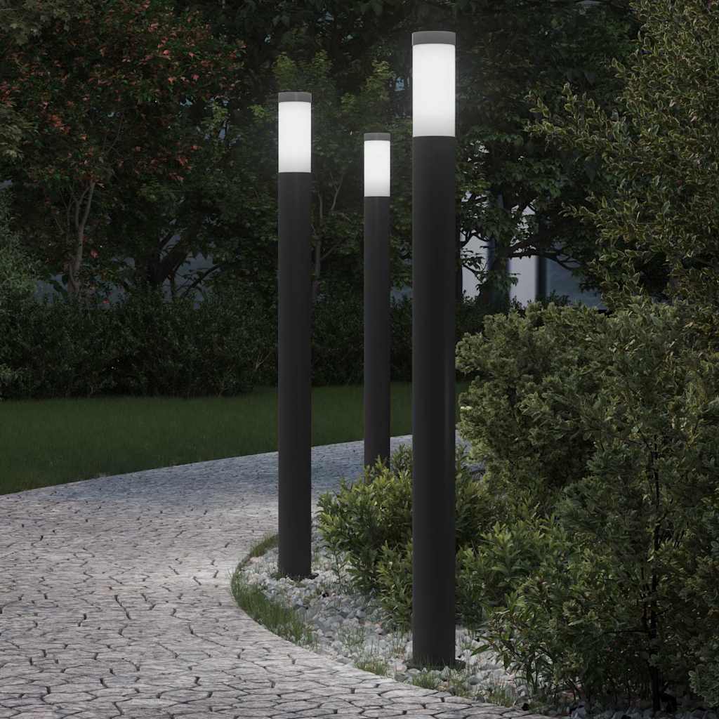 pullertlamper 3 stk. 110 cm rustfrit stål IP44