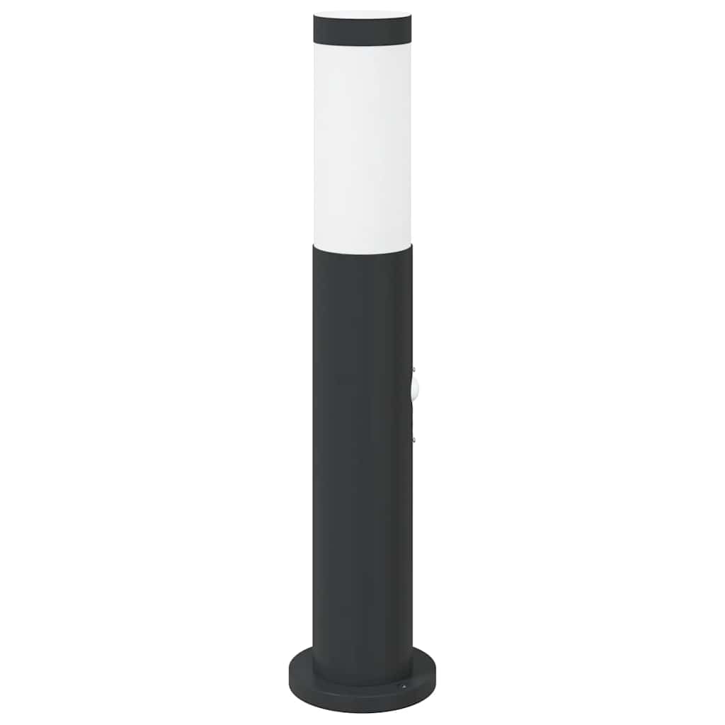 pullertlampe med sensor 50 cm rustfrit stål IP44