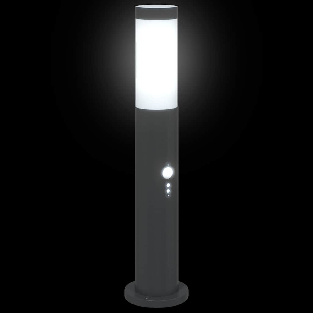 pullertlamper med sensor 3 stk. 50 cm rustfrit stål IP44