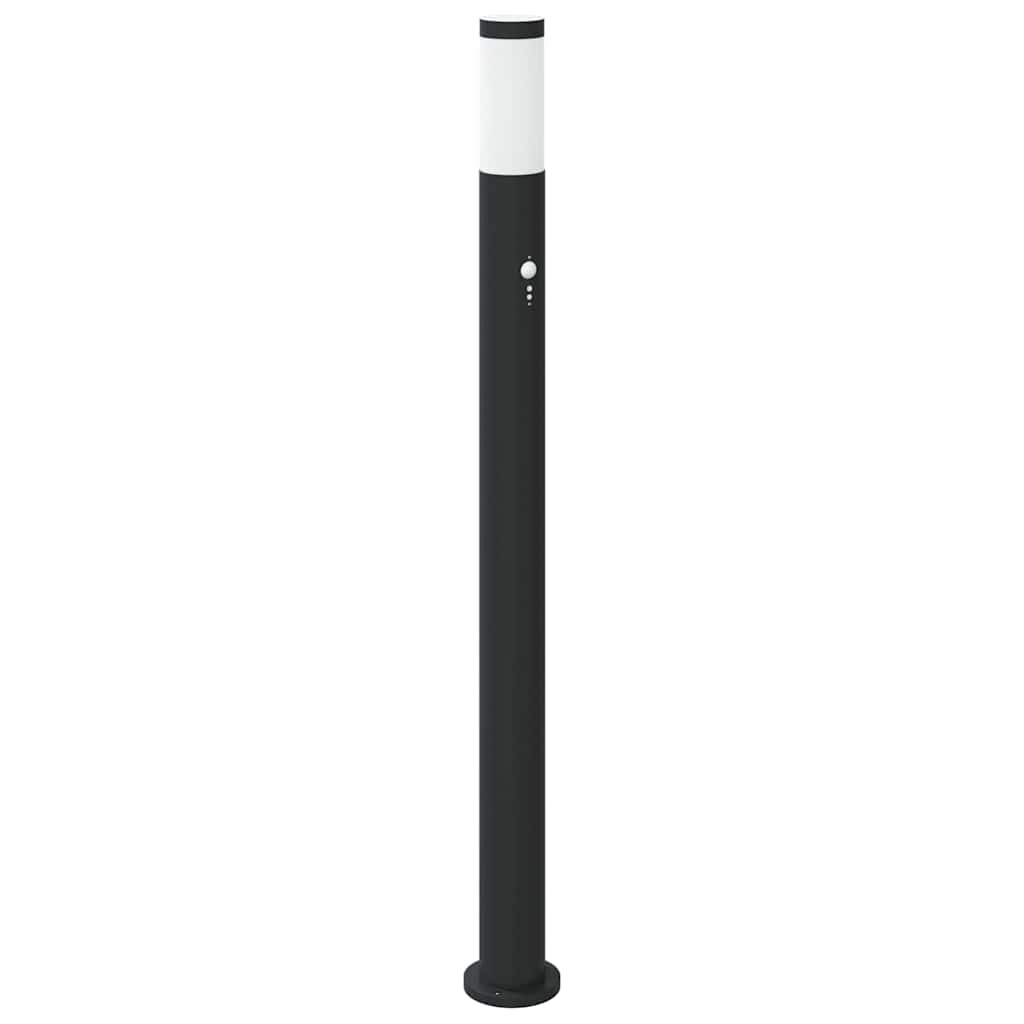 pullertlampe med sensor 110 cm rustfrit stål IP44