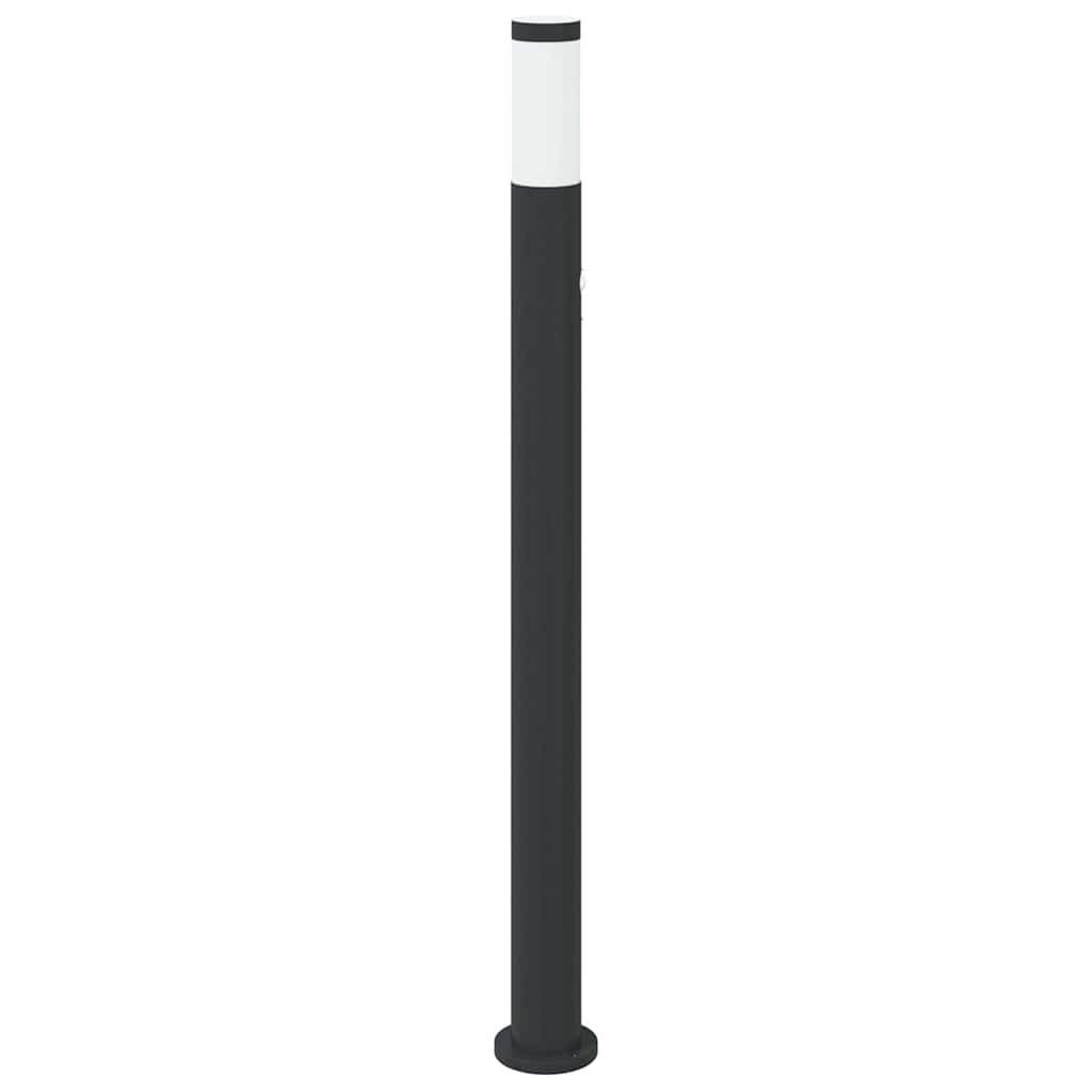 pullertlampe med sensor 110 cm rustfrit stål IP44