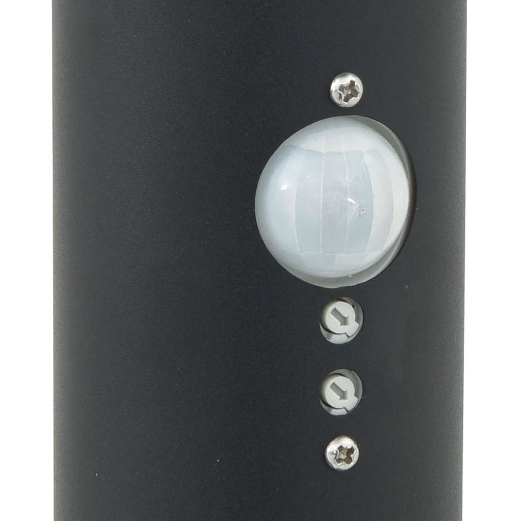 pullertlamper med sensor og stikkontakt 3 stk. 110 cm rustfrit stål IP44