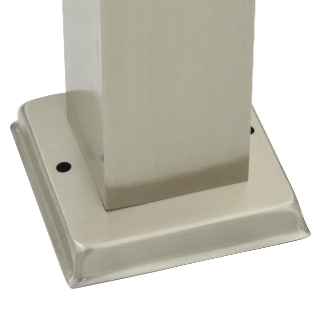 pullertlampe 80 cm rustfrit stål IP44