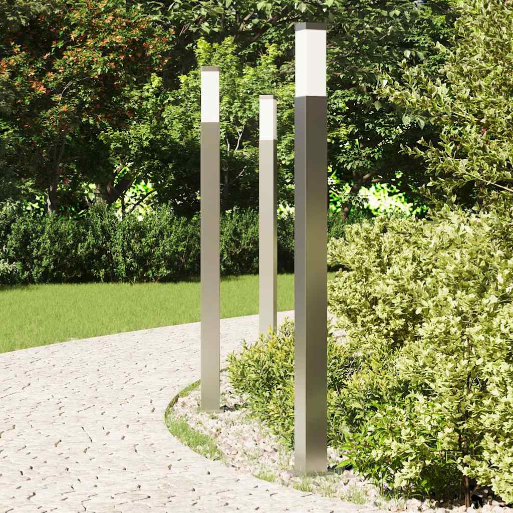 pullertlamper 3 stk. 110 cm rustfrit stål IP44