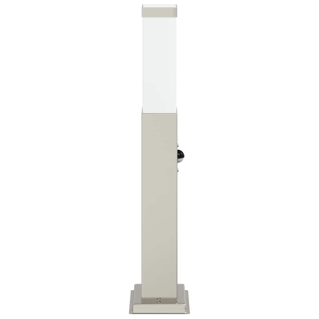 pullertlampe med sensor 50 cm rustfrit stål IP44