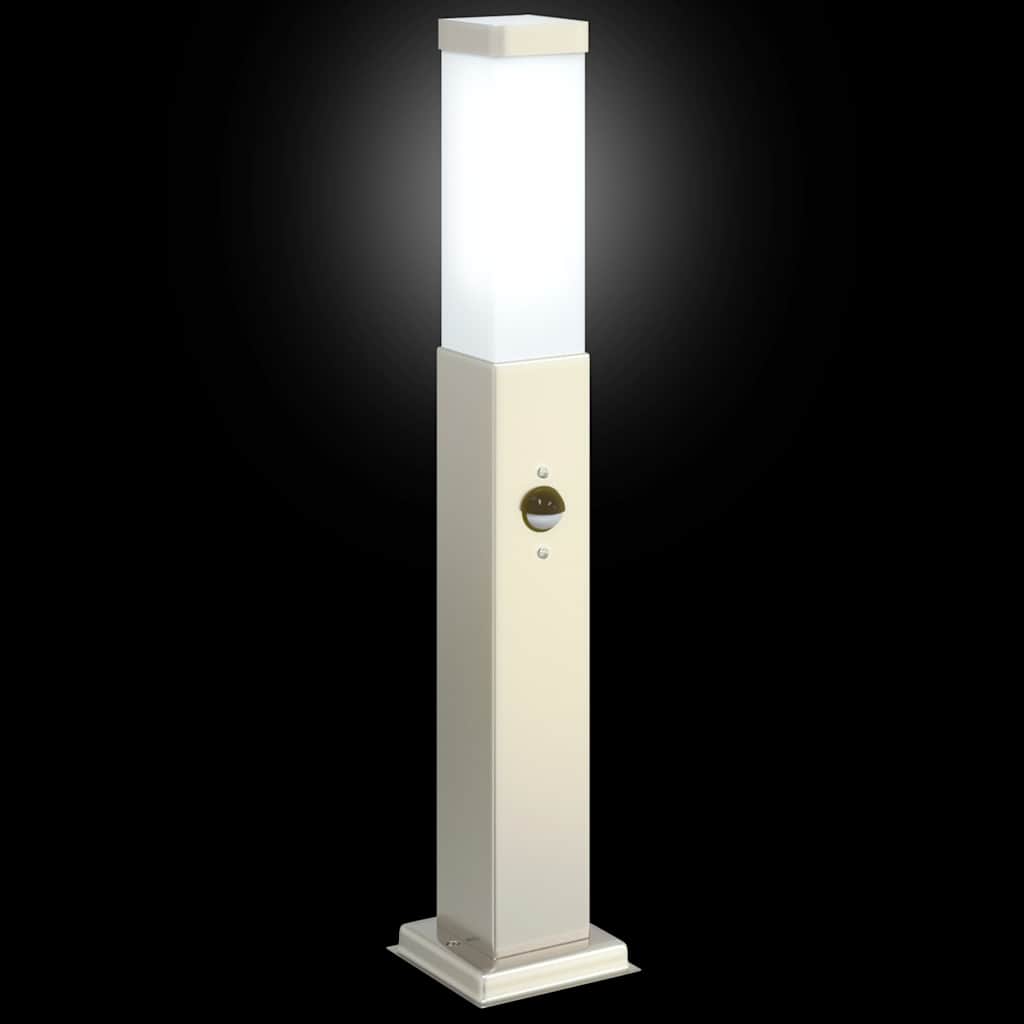 pullertlamper med sensor 3 stk. 50 cm rustfrit stål IP44