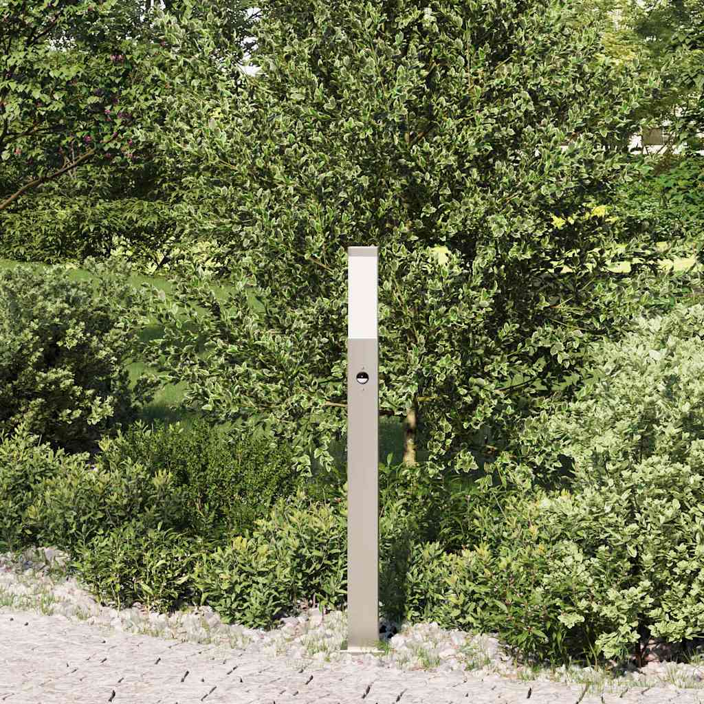 pullertlampe med sensor 80 cm rustfrit stål IP44