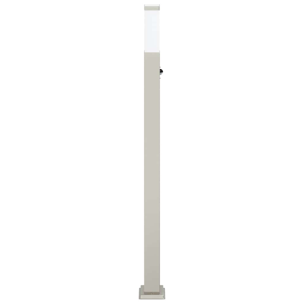 pullertlampe med sensor 110 cm rustfrit stål IP44