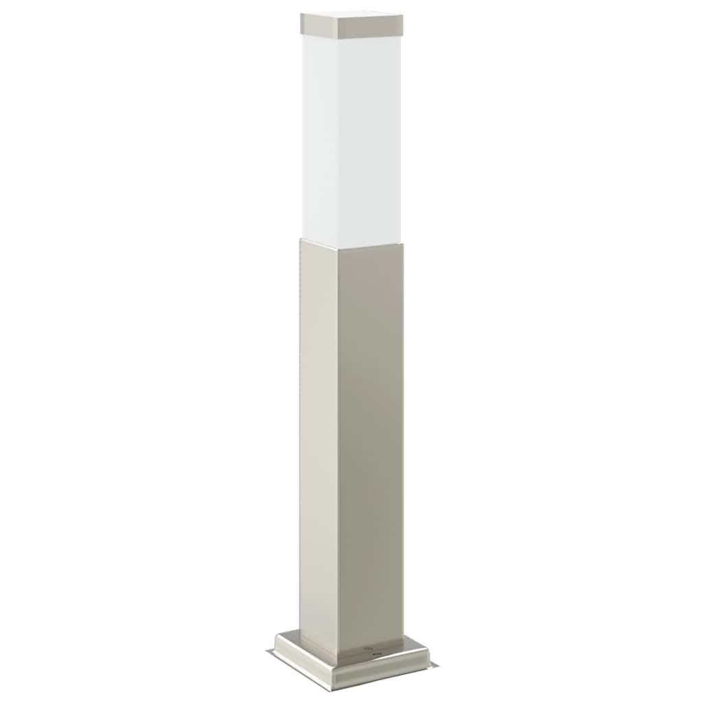 pullertlampe med stikkontakt 50 cm rustfrit stål IP44