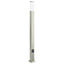 pullertlampe med stikkontakt 110 cm rustfrit stål IP44