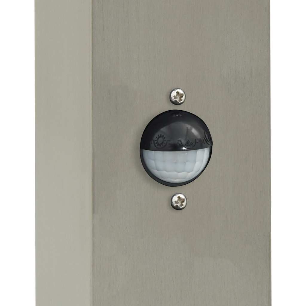 pullertlamper med sensor og stikkontakt 3 stk. 50 cm rustfrit stål IP44