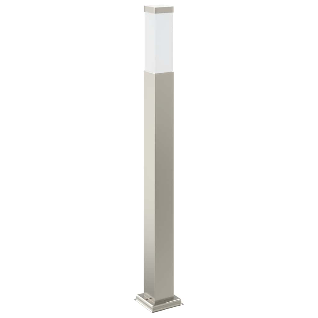 pullertlampe med sensor og stikkontakt 80 cm rustfrit stål IP44