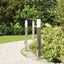 pullertlamper med sensor og stikkontakt 3 stk. 80 cm rustfrit stål IP44