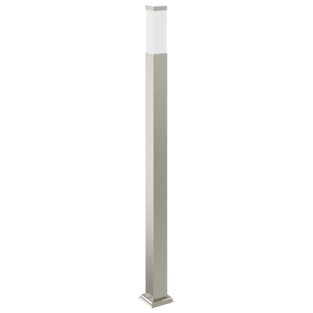 pullertlampe med sensor og stikkontakt 110 cm rustfrit stål IP44