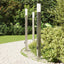 pullertlamper med sensor og stikkontakt 3 stk. 110 cm rustfrit stål IP44