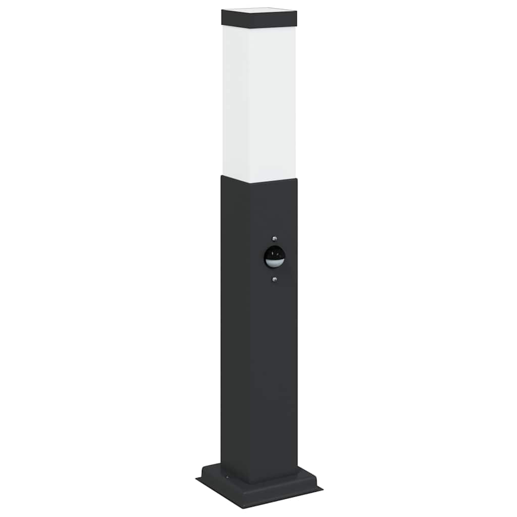 pullertlampe med sensor 50 cm sort IP44