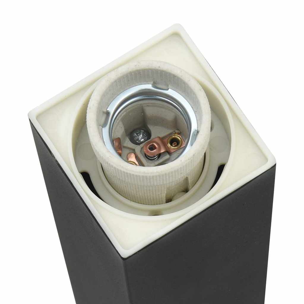 pullertlampe med sensor 50 cm sort IP44