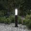pullertlampe med sensor 50 cm sort IP44