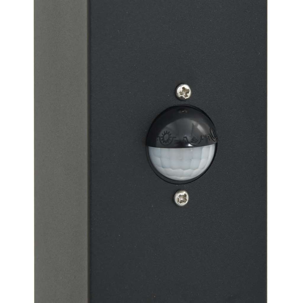 pullertlamper med sensor 3 stk. 80 cm sort IP44