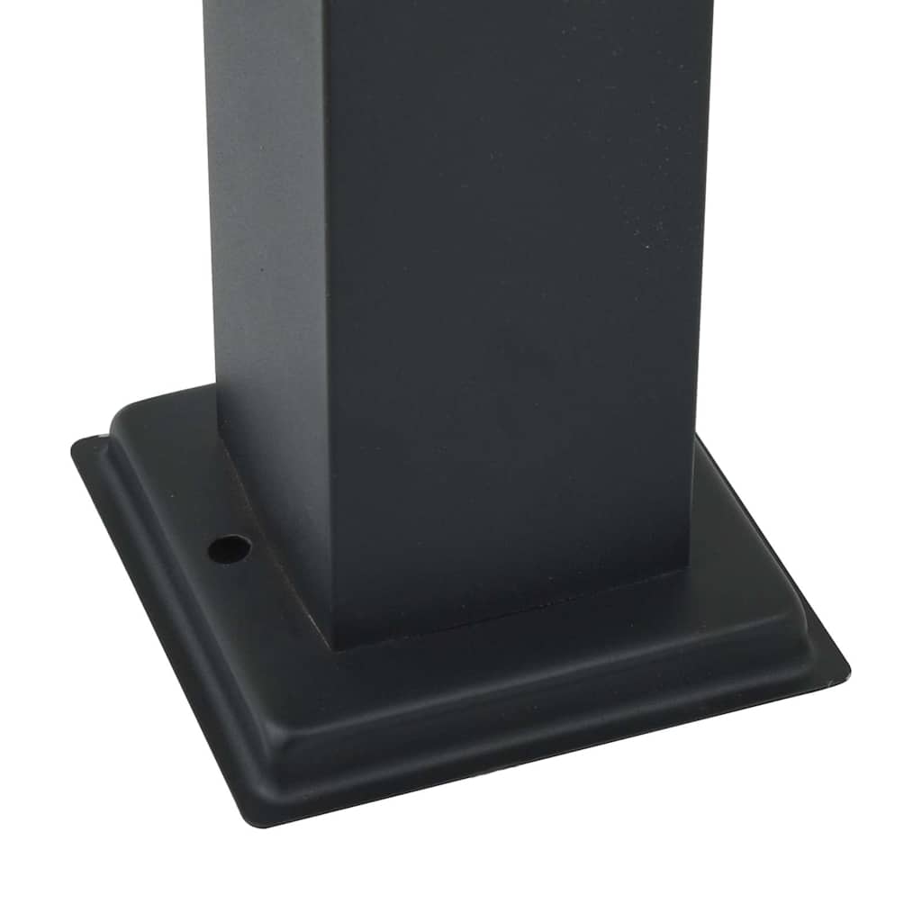 pullertlamper med sensor 3 stk. 80 cm sort IP44