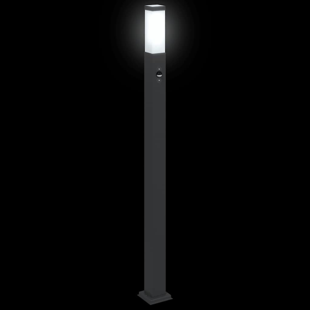 pullertlampe med sensor 110 cm sort IP44