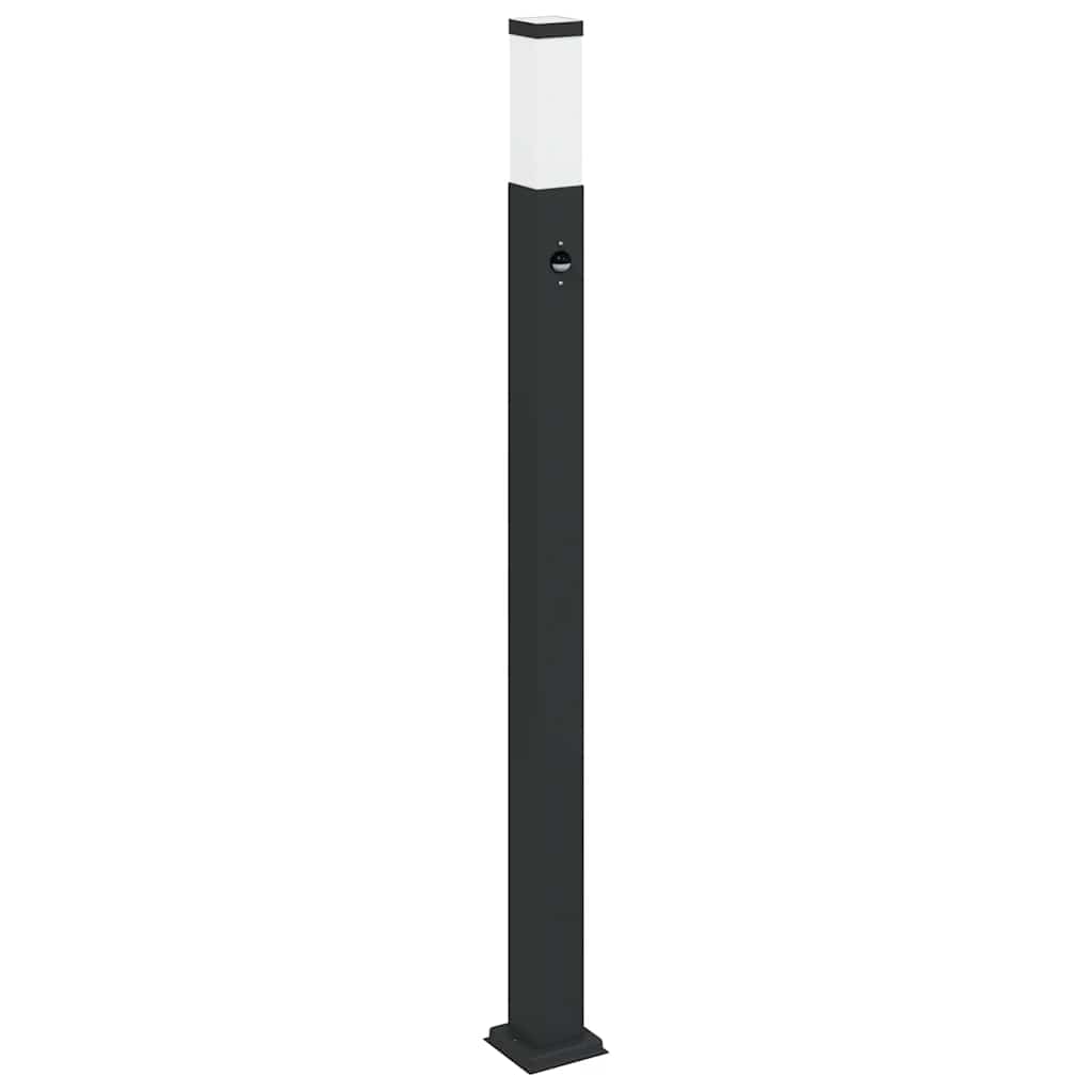 pullertlamper med sensor 3 stk. 110 cm sort IP44