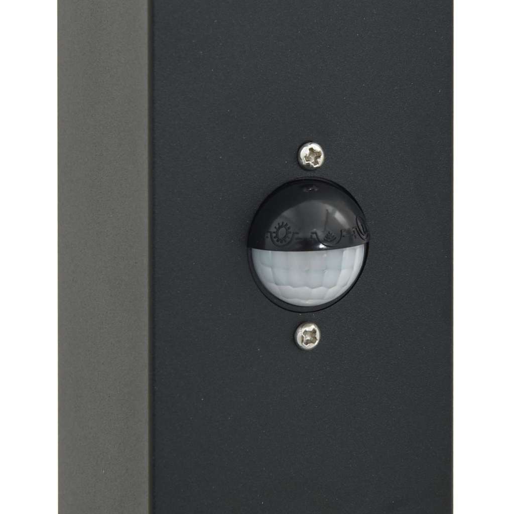 pullertlamper med sensor 3 stk. 110 cm sort IP44