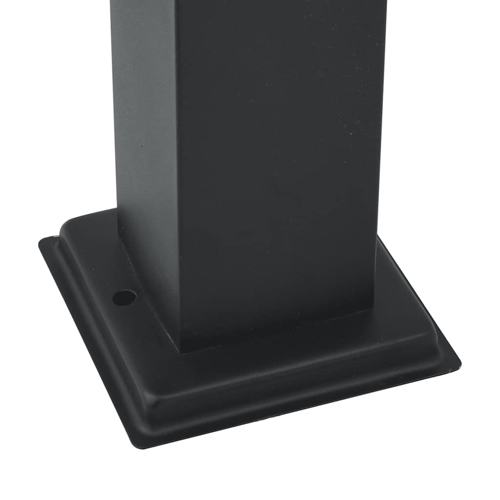 pullertlamper med sensor 3 stk. 110 cm sort IP44