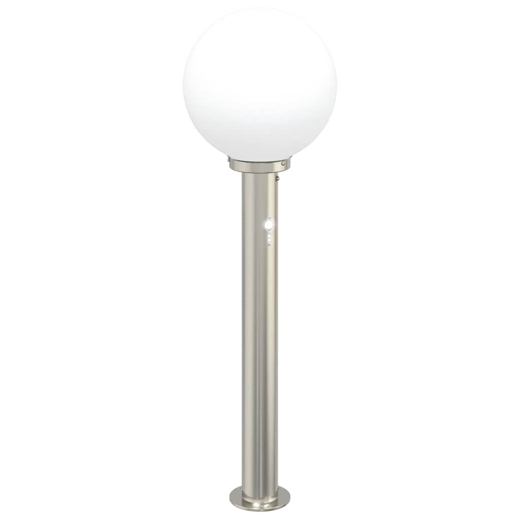 pullertlampe med sensor 80 cm rustfrit stål IP44